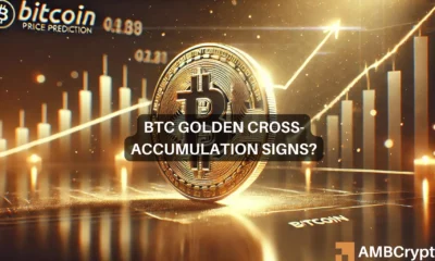 Bitcoin's Golden Cross hints at weakening BTC - Will this change?