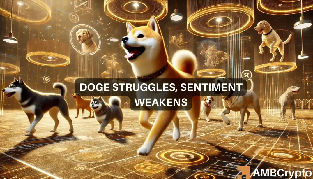 Assessing if Dogecoin will drop below $0.095 or rise above $0.1