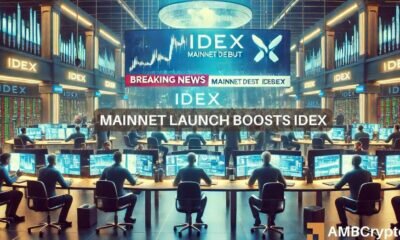 IDEX crypto pumps 25% a week ahead of mainnet DEX debut - What’s next?