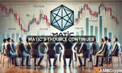 MATIC's 35% staking drop follows 27% price fall - What next?