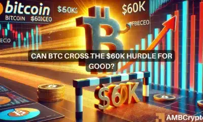 Bitcoin will cross above $60K soon, this analyst believes - Here's why